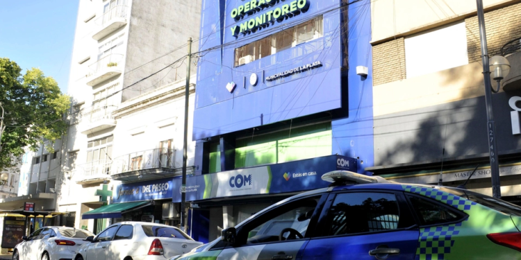 El centro de Monitoreo de La Plata
