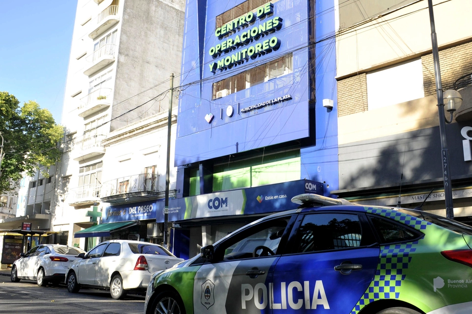 El centro de Monitoreo de La Plata
