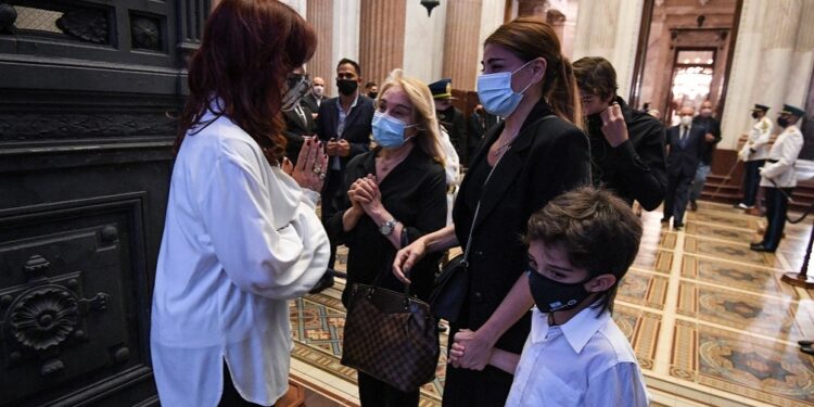Cristina Kirchner recibió a la familia Menem
