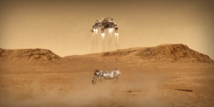 La nave Mars 2020 de la NASA ya manda imágenes de la superficie de Marte