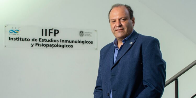 Uno de los lideres del proyecto de vacuna platense contra la Covid-19, Guillermo Docena