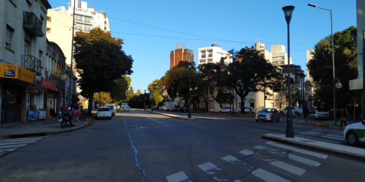 Muy poco movimiento en la Ciudad