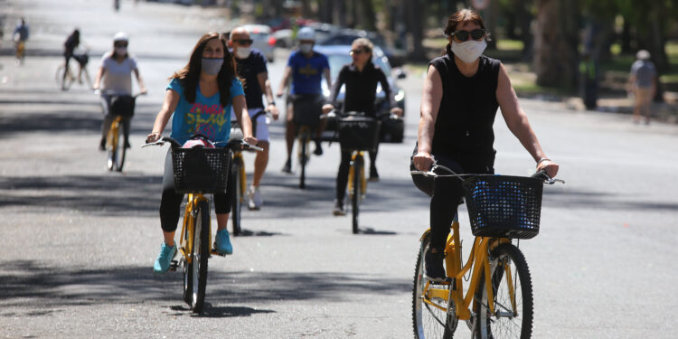 El uso de la bici crece en la Ciudad durante la pandemia