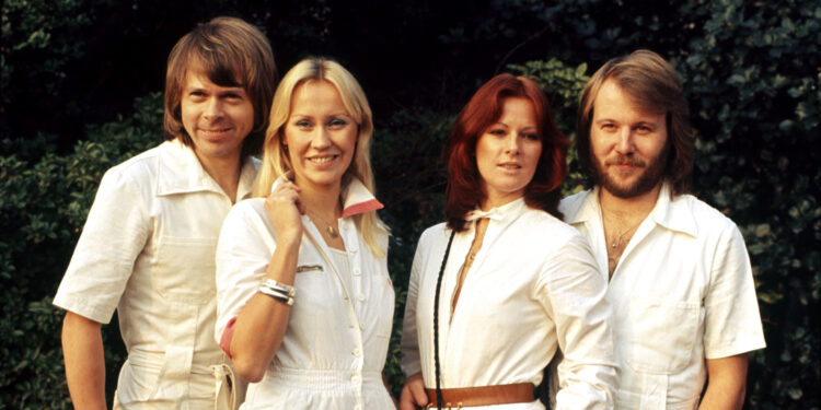 ABBA Swedish pop group in 1976