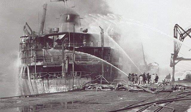 Entre los días 5 y 6 de mayo del año 1968 tres buques petroleros se incendiaron en el Puerto La Plata tras violentas explosiones