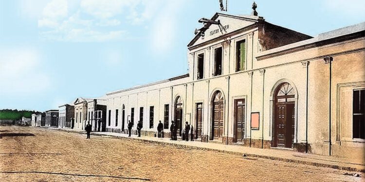 El Teatro Apolo, donde los espectáculos eran considerados "aburridos" (foto colección Roberto Abrodos)