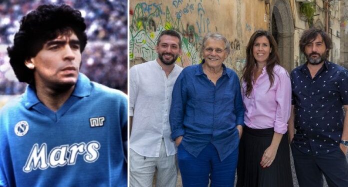Homenajearon a Maradona en famoso Festival de Nápoles