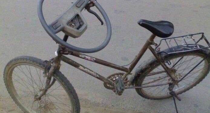 La rara bicicleta que hizo furor en La Loma