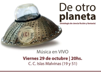 Se presenta el libro “De otro planeta”, una antología de ciencia ficción y fantasía