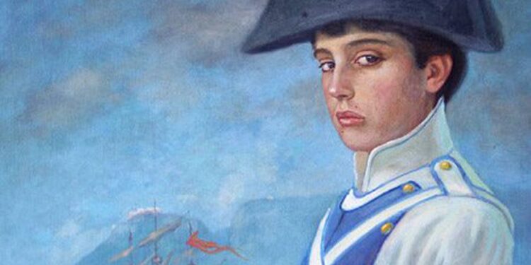 José de San Martín, cuando ingresó como cadete del Regimiento de Murcia, a la edad de 11 años
(crédito imagen: Instituto Nacional Sanmartiniano - La Nación)