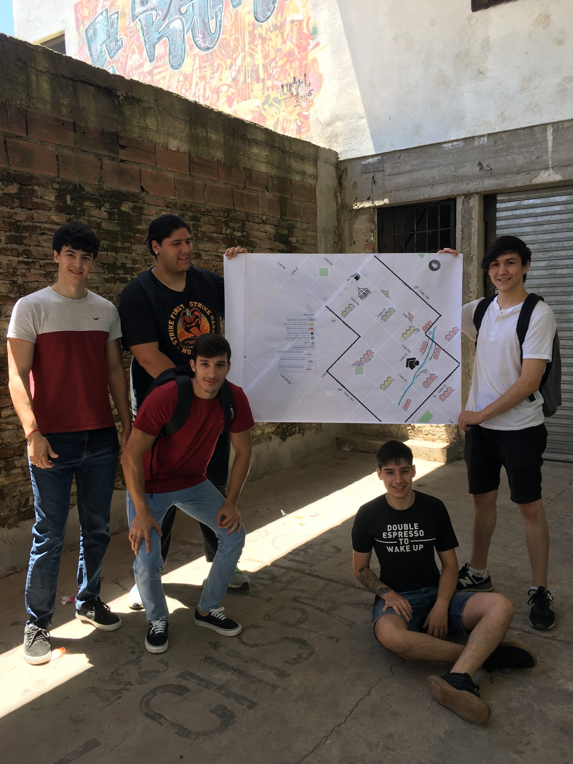 Mapa colectivo de los alumnos de Ingeniería de la UNLP