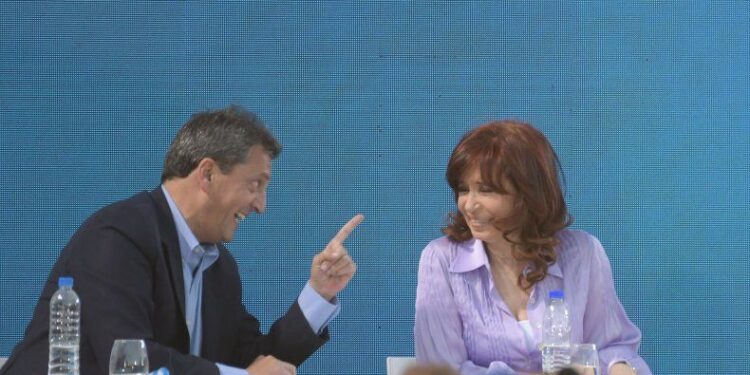 Sergio Massa y Cristina Fernández de Kirchner (crédito imagen: Perfil)