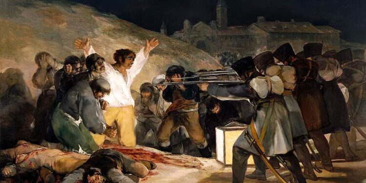 El 3 de mayo en Madrid - Francisco de Goya (portada de Operación Masacre)