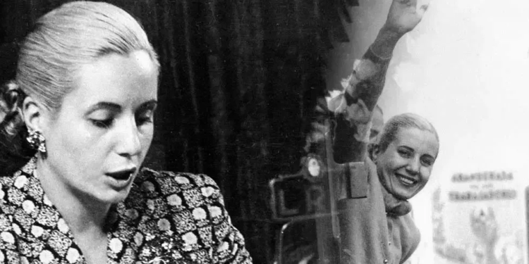 Eva María Duarte de Perón (crédito imagen: thecollector.com)