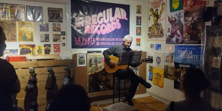 Un pasaje de la presentación de Los Lanzallamas, el último disco de Jorge Garacotche-Canturbe