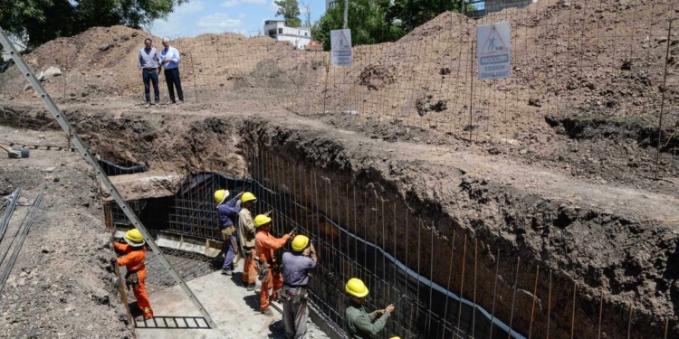 Nuevas obras en La Plata para reducir el riesgo de anegamientos