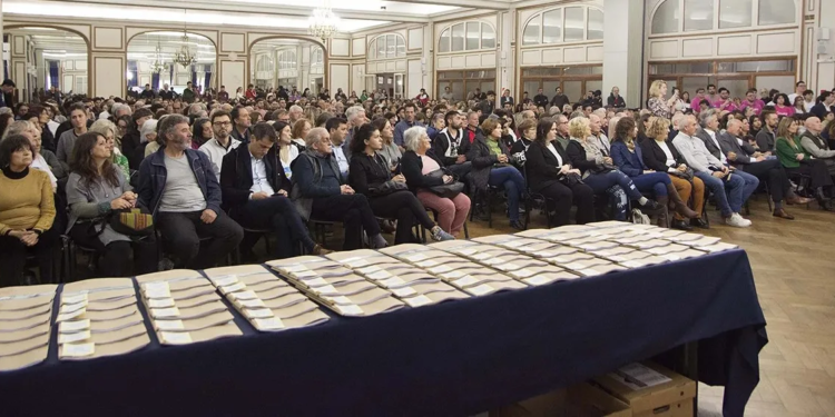 Acto homenaje y entrega de Legajos Reparados en la facultad de Derecho de la UNLP