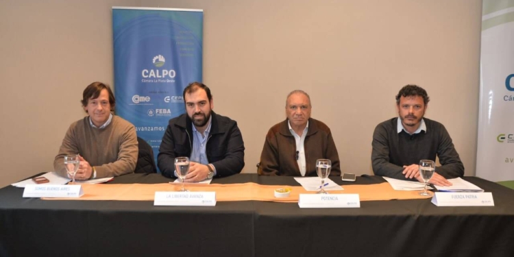 Mariano Penas, Gastón Alvarez, Daniel Loyola y Juan Granillo Fernández