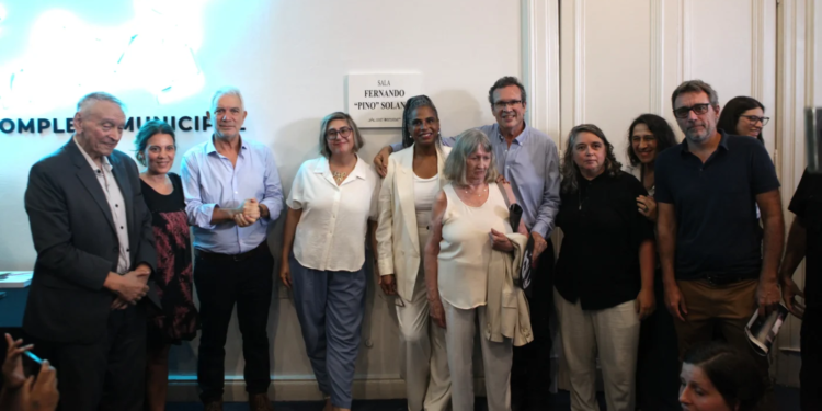 Inauguración de la Sala “Fernando Ezequiel ‘Pino’ Solanas”, en el Centro Municipal de las Artes Pasaje Dardo Rocha de La Plata