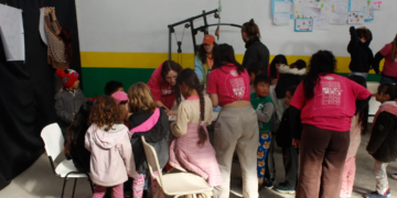 El 20 de junio, a Colonia Urquiza llegaron las banderas de la salud y la cultura