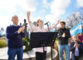 Kicillof y Alak homenajearon a Evita en un emotivo acto en Plaza Moreno